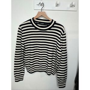 Caara Cashmere Wool Stripe Sweater
